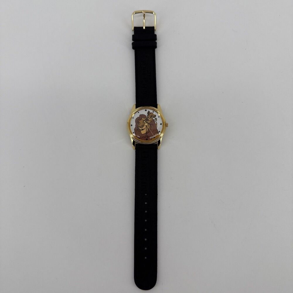 Disney The Lion King Watch Leather Mufasa Simba 1994 Timex Kodak Promo-Instruct
